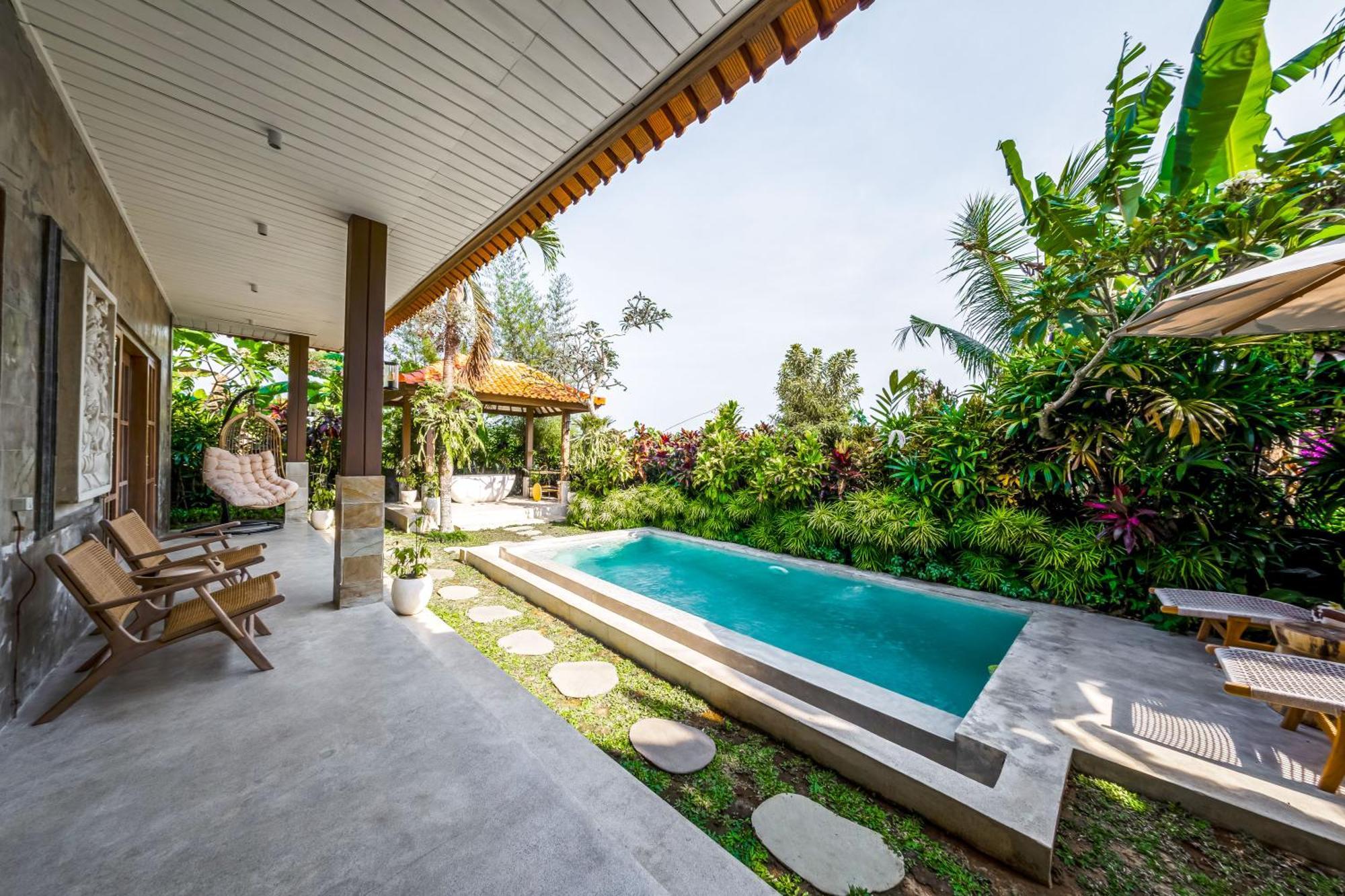 Nyaman Villas By Evdekimi Ubud Rum bild