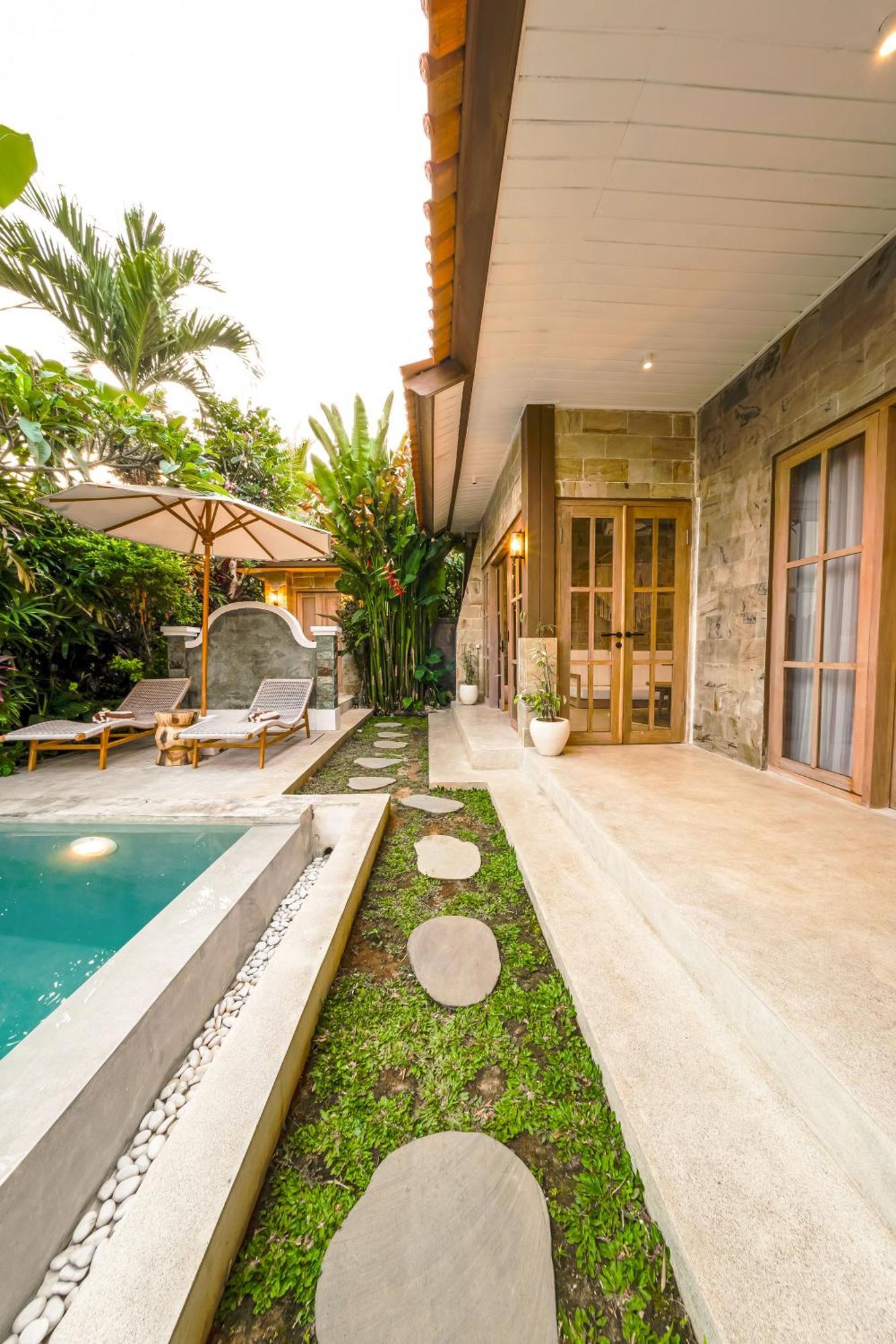 Nyaman Villas By Evdekimi Ubud Rum bild