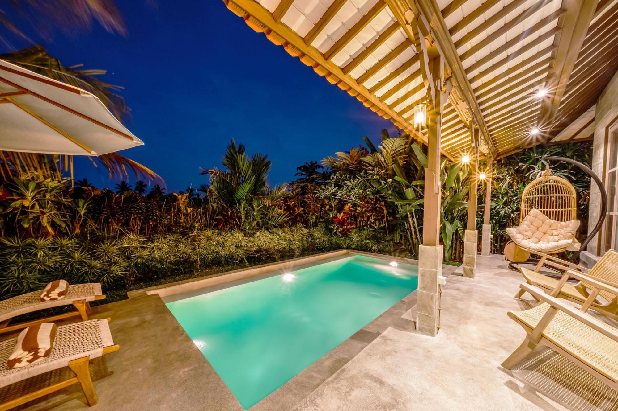 Nyaman Villas By Evdekimi Ubud Rum bild